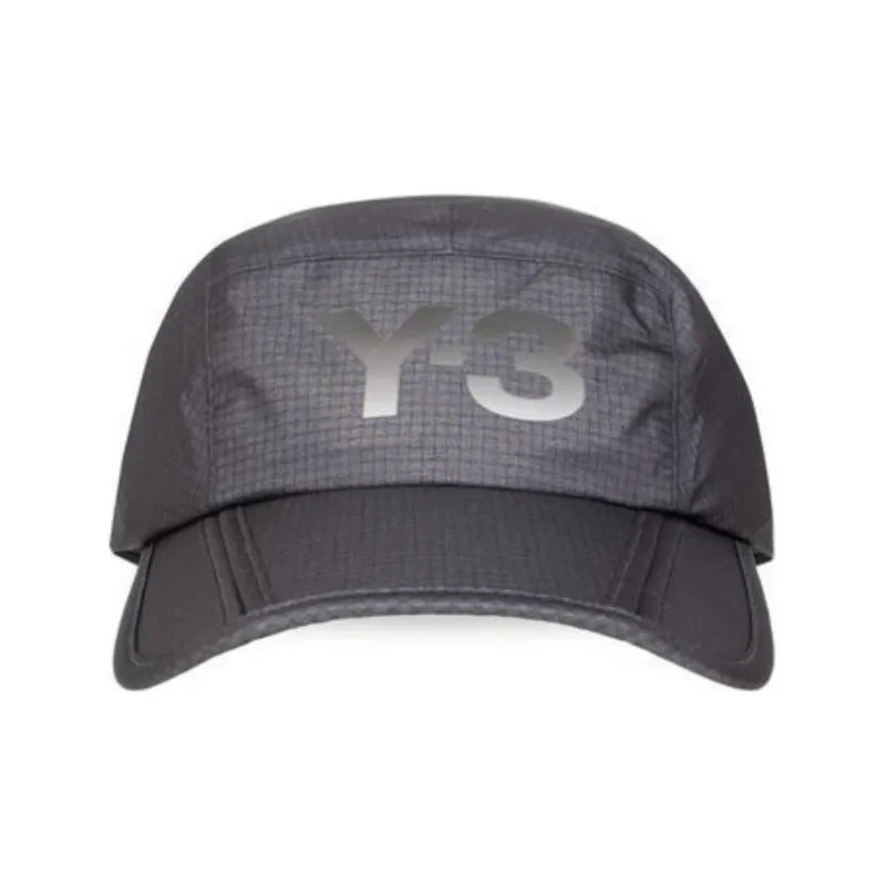 Y 3 Polyamide Baseball Caps Women's Black-0