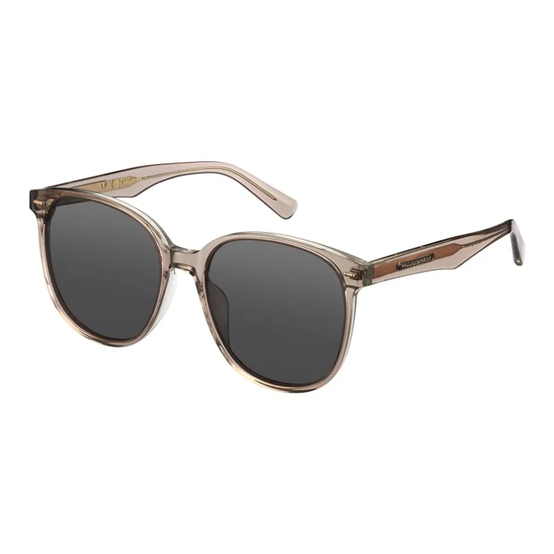 MUJOSH Round Oversized UV Blocking Sunglasses With Outdoor Plate Style And Concave Lenses Unisex-1