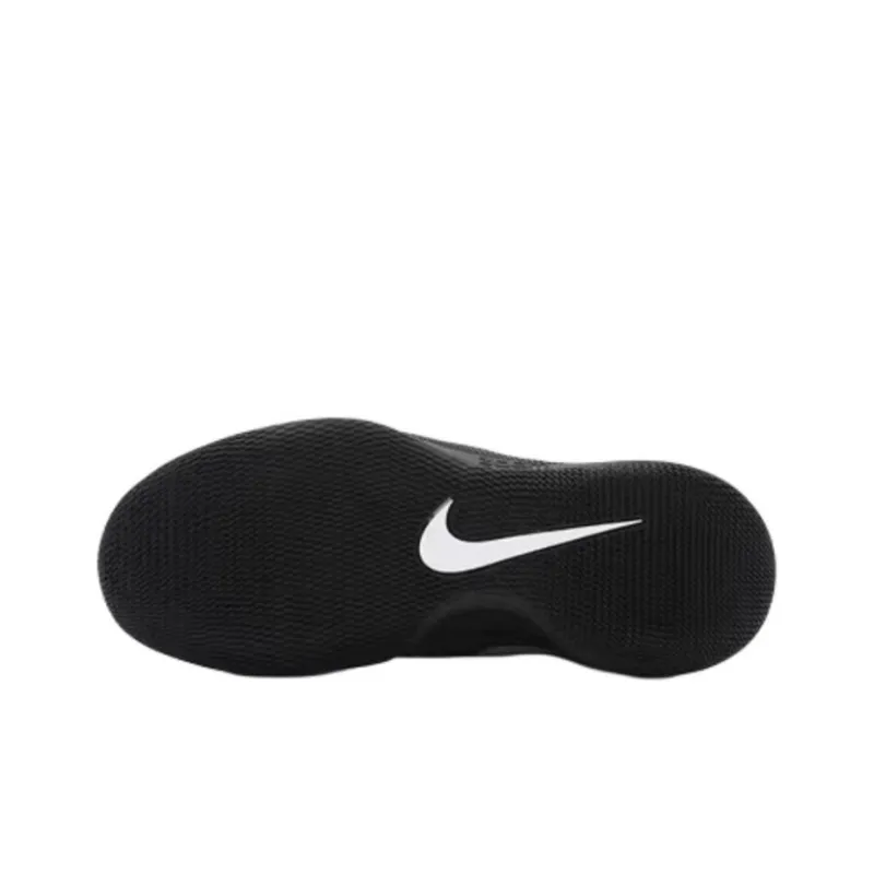 Nike Hypershift Cushioning, Slip Resistant, Abrasion Resistant, Breathable Low Top Basketball Shoes Men's Black White-3
