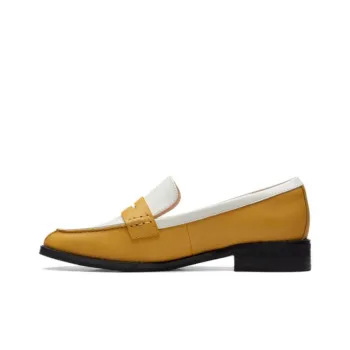 Clarks Ruiya Collection Casual Single Shoes Women's Yellow