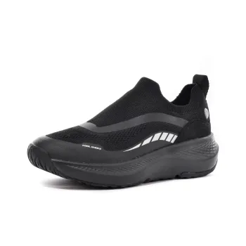 TREEPERI Cushioning, Slip Resistant, Breathable, Lightweight, Height Increasing Low Top Running Shoes Unisex Black