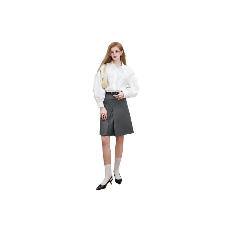 ELF SACK Denim Short Skirts Women's-1