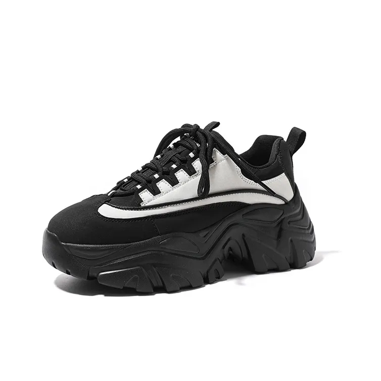 ZHR Anti-Slip Wear-Resistant Low-Top Chunky Sneakers Women's-14