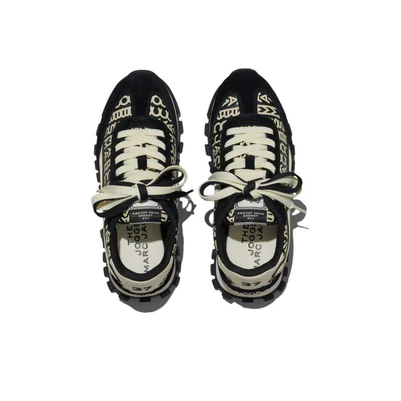 MARC JACOBS Low-Top Casual Shoes Unisex Black White-4