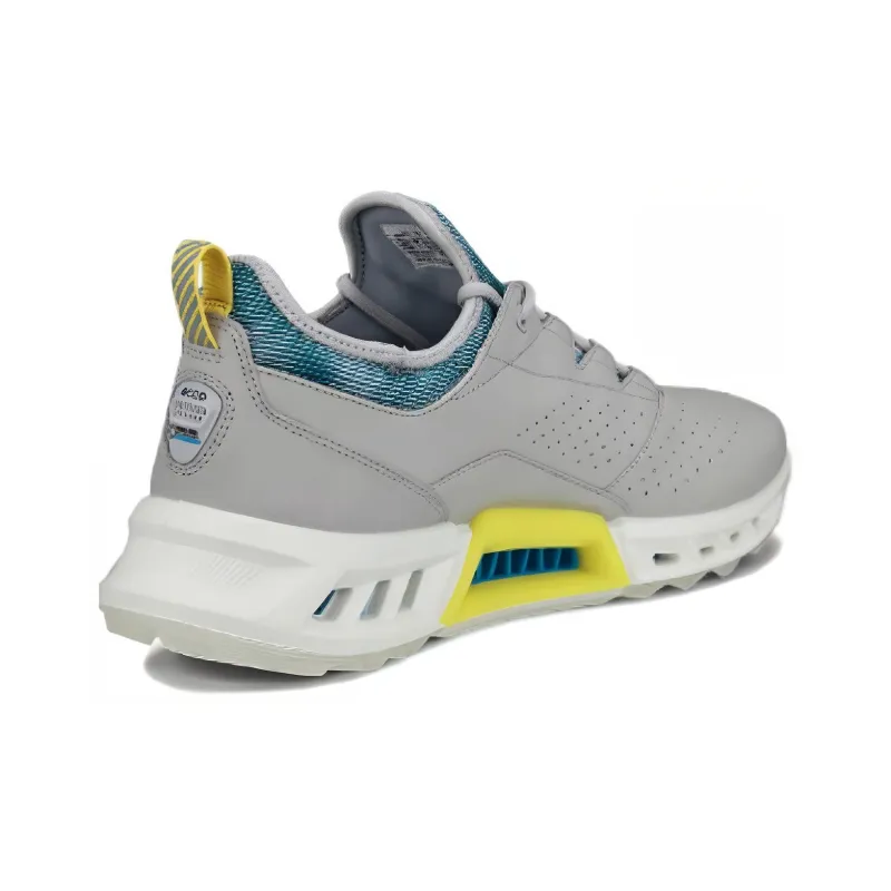 Ecco Abrasion Resistant Breathable Low Top Casual Shoes Men's Gray Blue-2