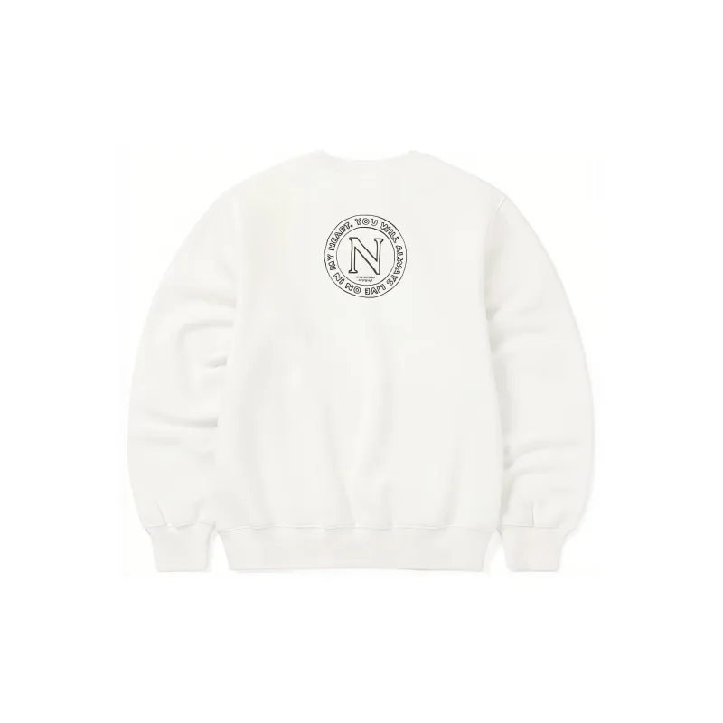 Thisisneverthat x NAIJEL GRAPH SS24 Graph Logo Crewneck White Sweatshirt Unisex White-1