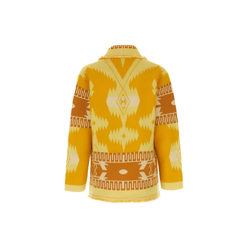 Alanui Icon Pattern jacquard Cardigan-1