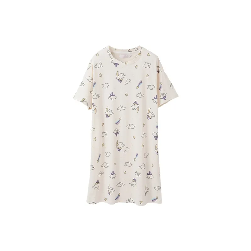 Huggy Kissy Nightgown Women's Vanilla Yellow-0