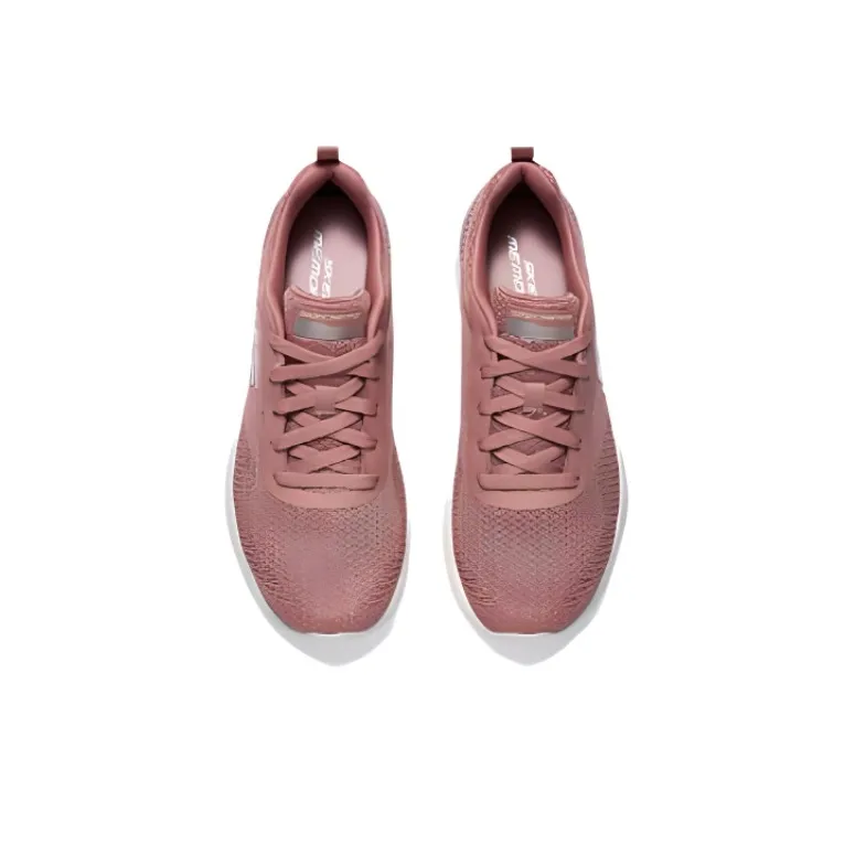 Skechers Cushioning Wear Resistant Low Top Casual Shoes Women's Pink-3