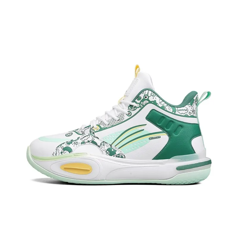 TOMAY Anti-Slip And Wear-Resistant Height Increasing Rebound Mid-Top Basketball Shoes Men's-6