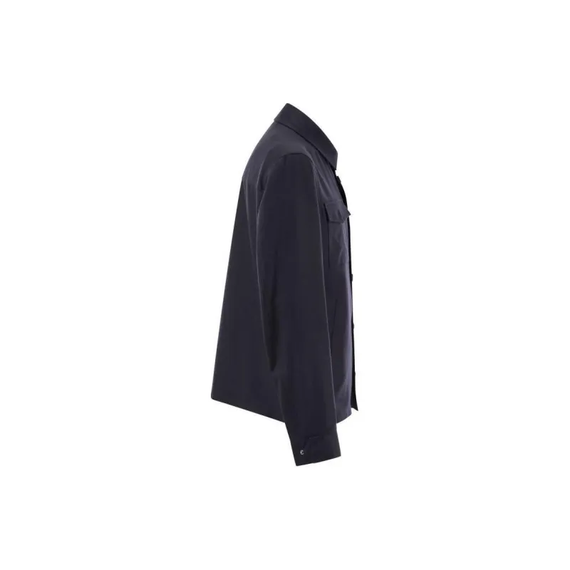 HERNO Shirts Men Dark Blue-2