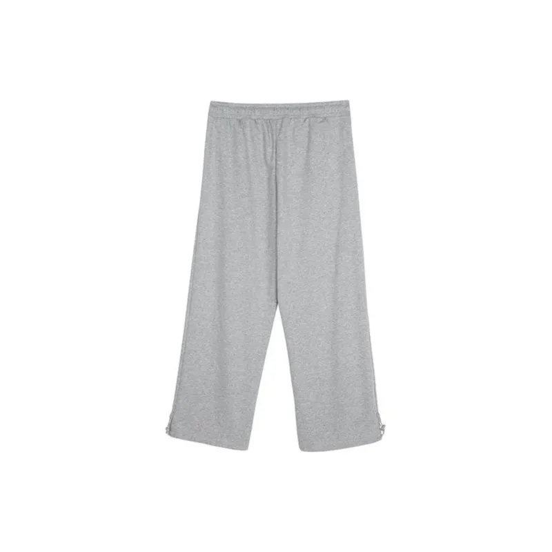 Skechers Colorful Knitted Sports Pants Men's Medium Heather Gray-1