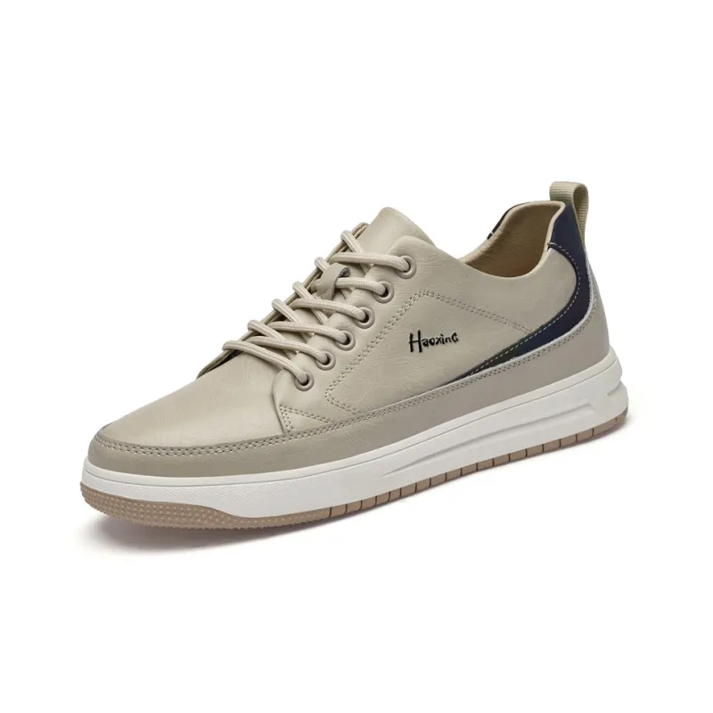 Extravagant Low Top Skateboard Shoes Men's Beige-1