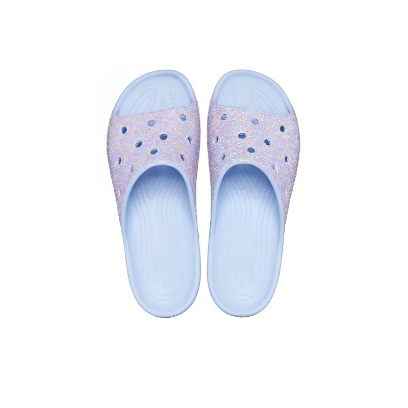 Crocs Slide Slippers Women's Light Blue-2