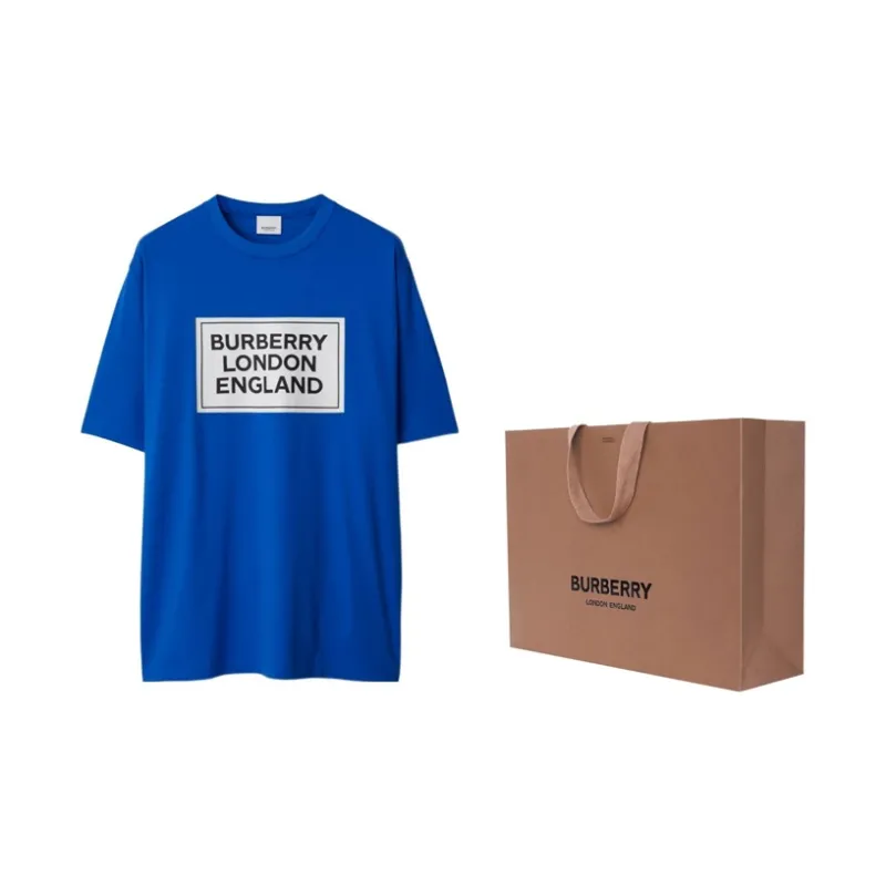 Burberry Ellison Logo Print T shirt-2