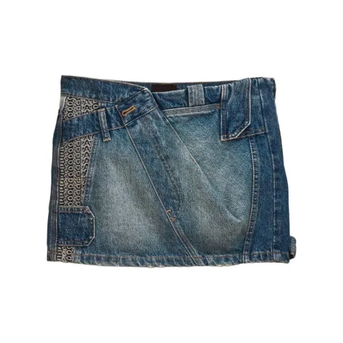 MARC JACOBS Patchwork Denim Miniskirt