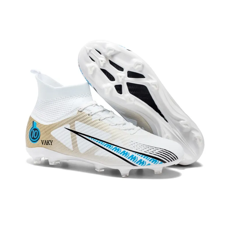 VAKY Cushioned Slip-Resistant Abrasion-Resistant Breathable Soccer Shoes Unisex-3