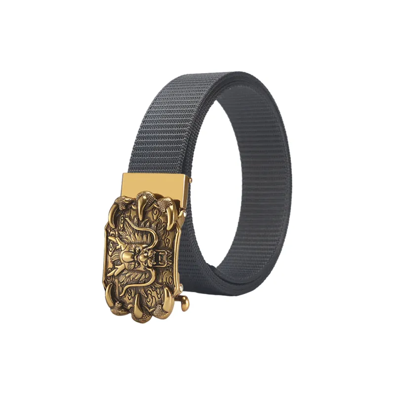 JW Automatic Buckle No Tooth Belt Casual Trendy Versatile Belt Belt Width 3.4cm Men's-6