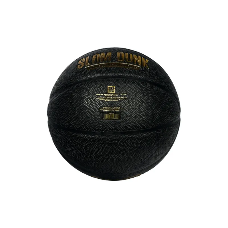ProSelect Exclusive Series PU Basketball Black Gold Size 7 Ball Training Competition Unisex-4