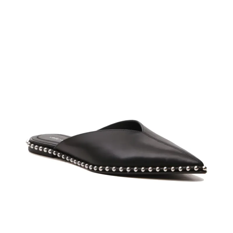 Alexander Wang Mira Wrap toe Slippers Women's Black-3