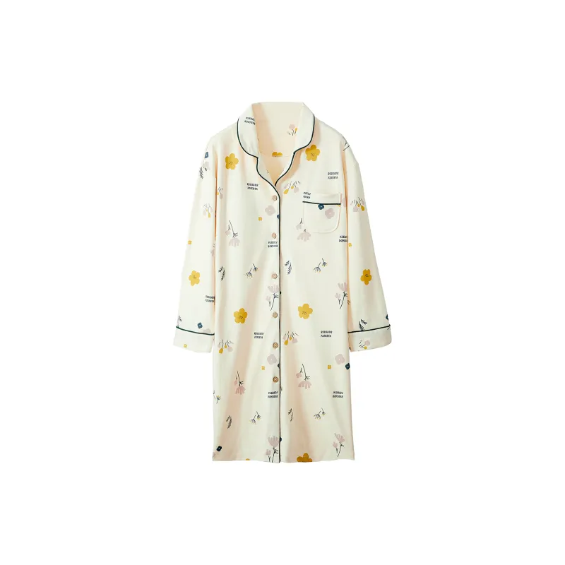 MIIOW Nightgown Women's Apricot-0