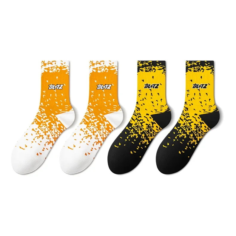 Taste The Color Mid Calf Socks Unisex 4 Pack-6