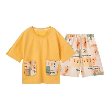 The Story Of The Flower Season Pajama Set Women's Sunflower