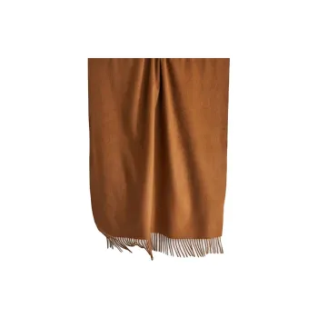 MaxMara Cashmere Knit Scarves Women's Brown