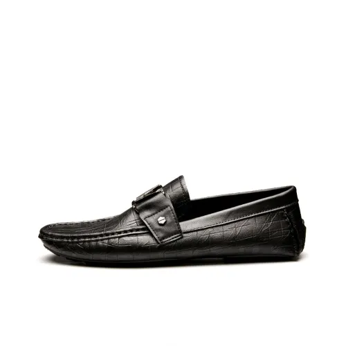Brounvanm Loafers 2cm Men's Black