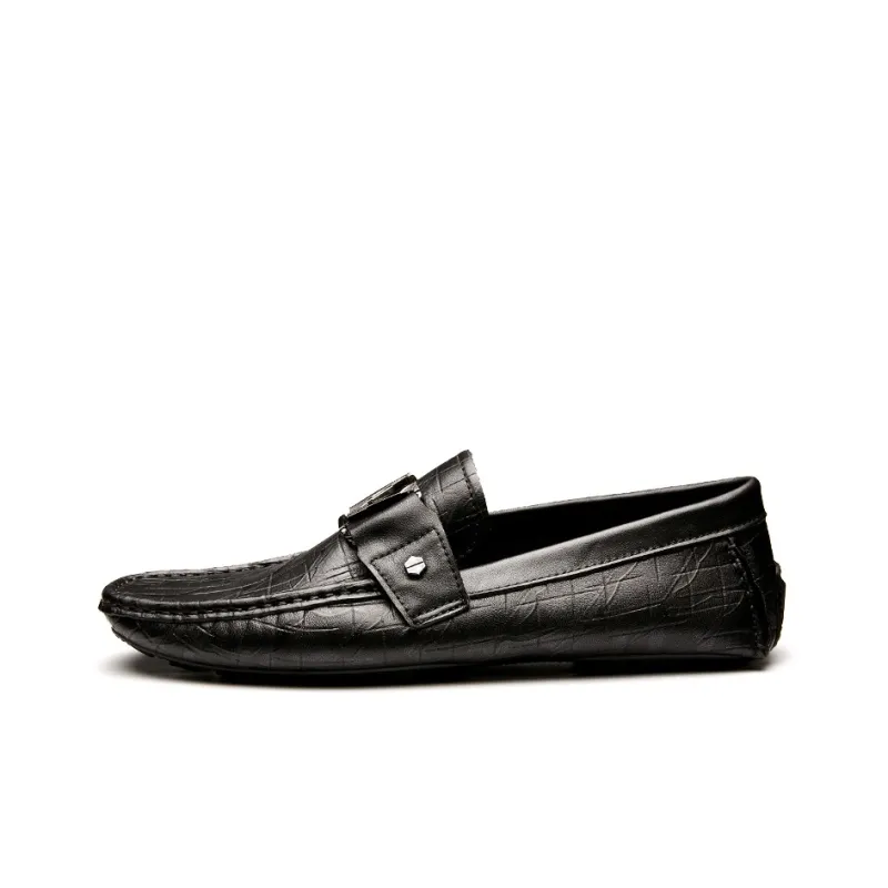 Brounvanm Loafers 2cm Men's Black-0