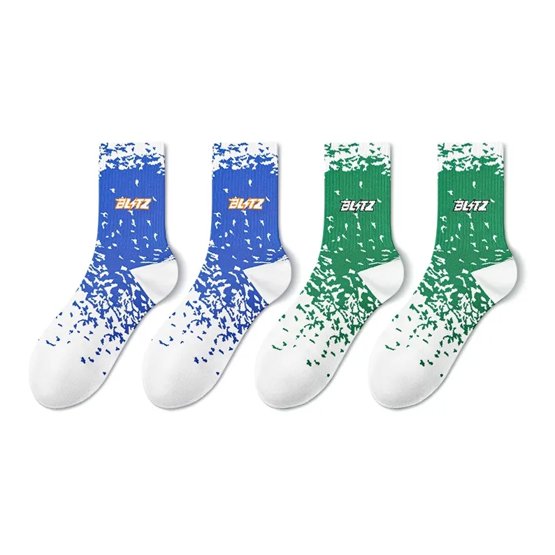 Taste The Color Mid Calf Socks Unisex 4 Pack-8