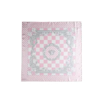 VERSACE Silk Scarves Women's Pink