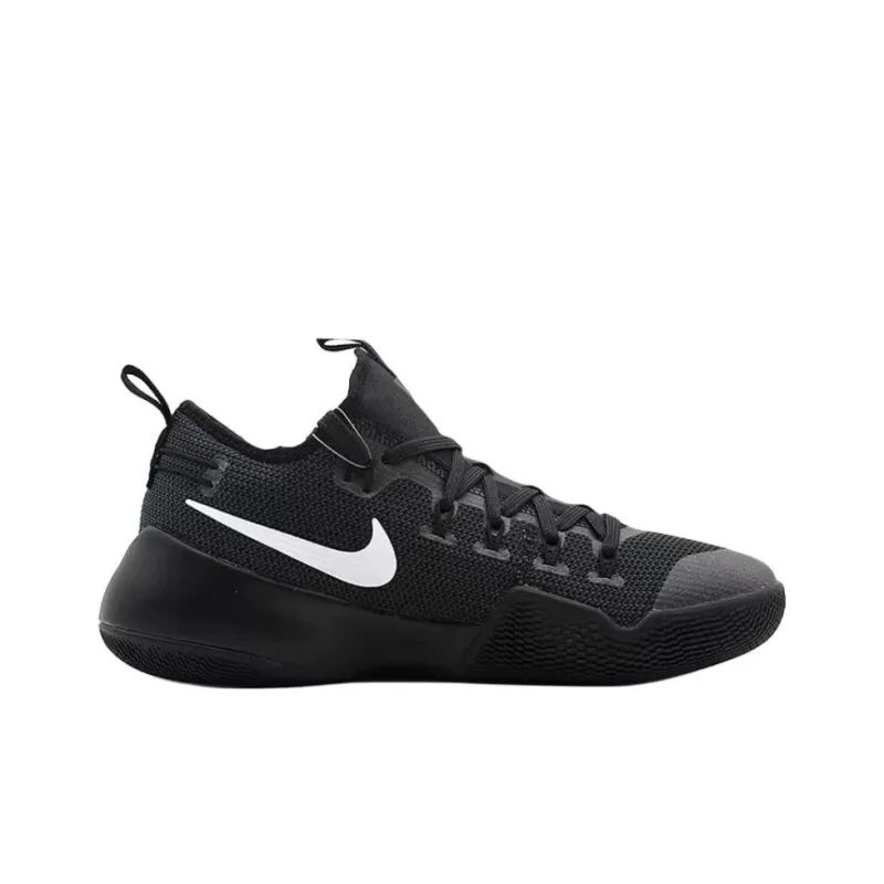 Nike Hypershift Cushioning, Slip Resistant, Abrasion Resistant, Breathable Low Top Basketball Shoes Men's Black White-1