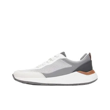 SAINT ANGELO Low Top Casual Shoes Men's White Gray
