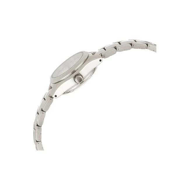 SEIKO Seiko5 Automatic Mechanical Movement Stainless Steel Strap Watch Women's Watch White Dial SYMC21-1