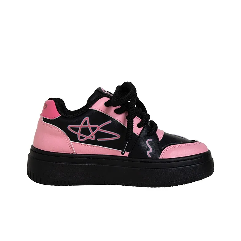 OYNN New Freshman Series Skateboard Shoes Women's Low Top Black-1