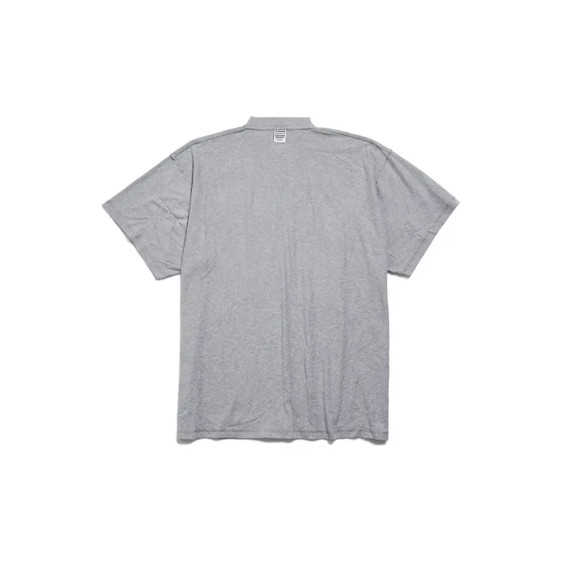 Balenciaga SS24 T Shirt Loose Fit Women's Gray-1