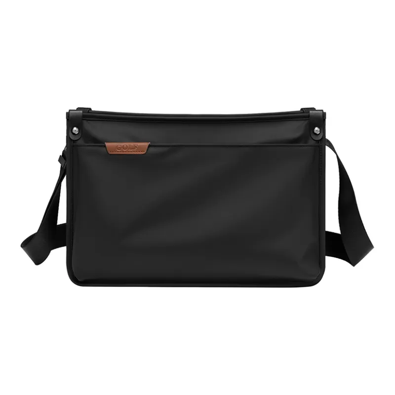 GOLF Fabric Shoulder Bag Men's Black/Gray-1