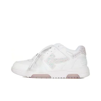 OFF WHITE Out Of Office Crystal Embellished White Women's