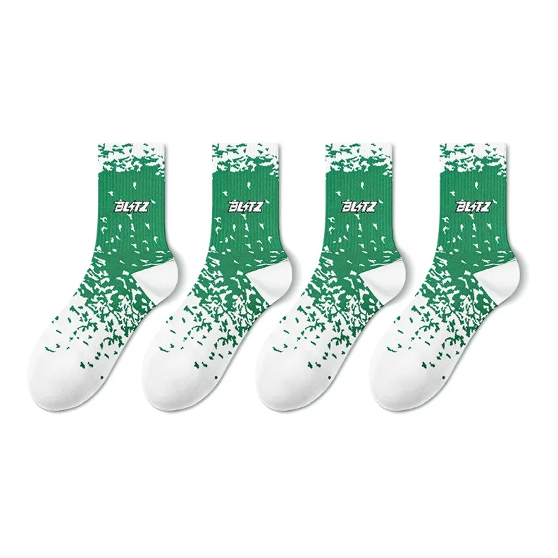 Taste The Color Mid Calf Socks Unisex 4 Pack-14