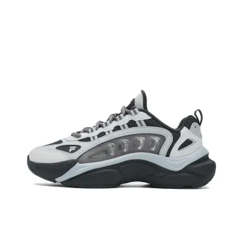 FILA FUSION SKY TRAIL DX Fishbone Head Cushioning Wear Resistant Low Top Casual Shoes Women's Gray Blue