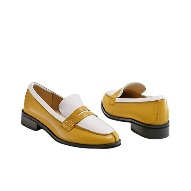 Clarks Ruiya Collection Casual Single Shoes Women's Yellow-3