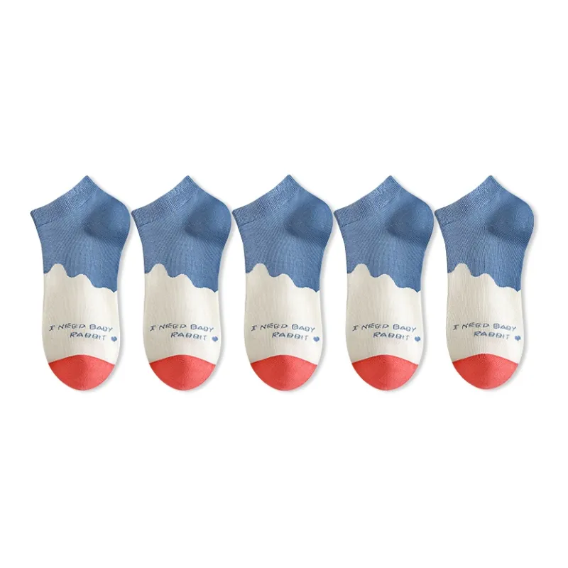 Taste The Color Ankle Socks Women's Pack Of 5-9