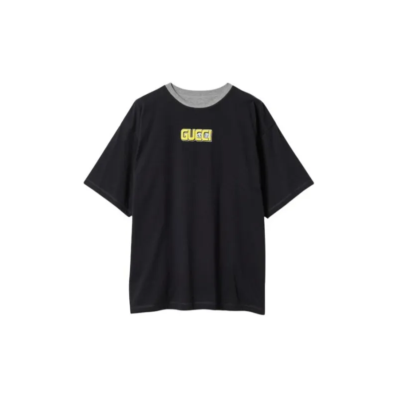 GUCCI T-Shirts Men Gray-1