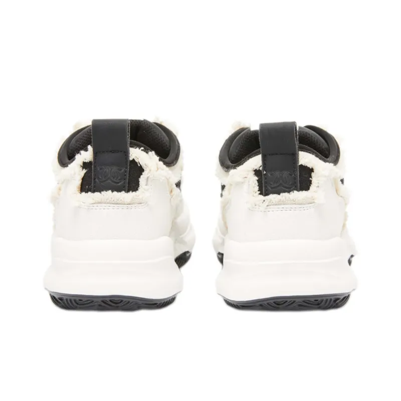 Cabbeen Trendy Classic Lightweight And Breathable Mid Top Skateboard Shoes Men's Coal Black-3