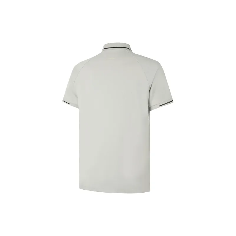 LiNing Polo Shirt Men's Camel Gray-1