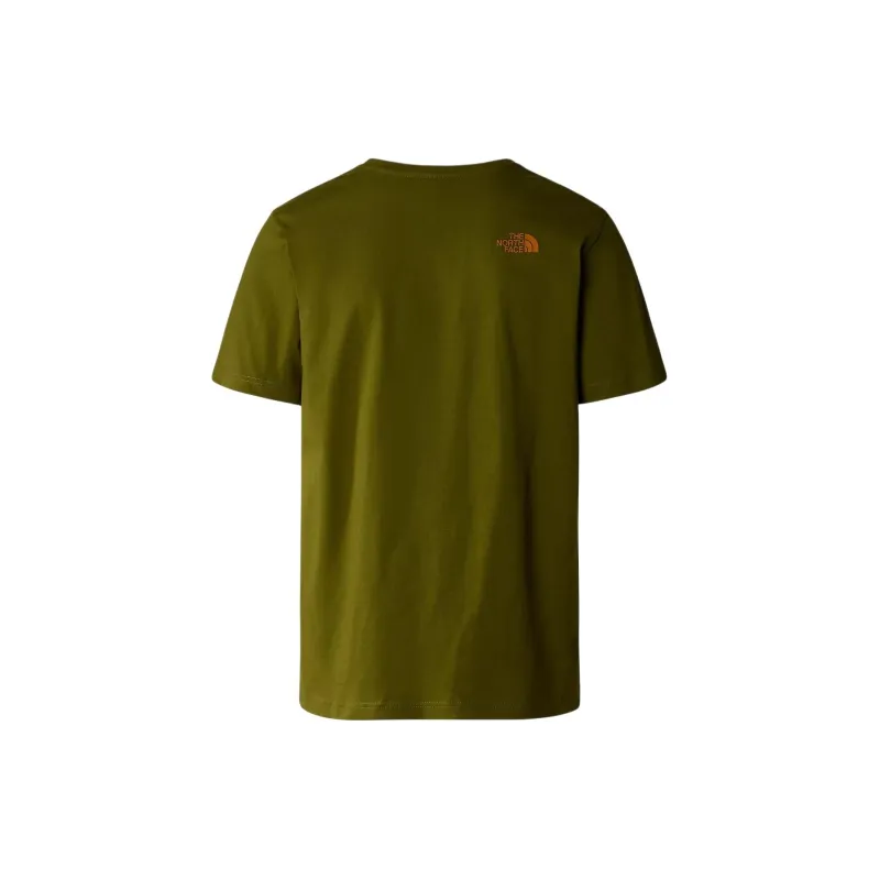 THE NORTH FACE RUST 2 T Shirt Men's Olive Green-1