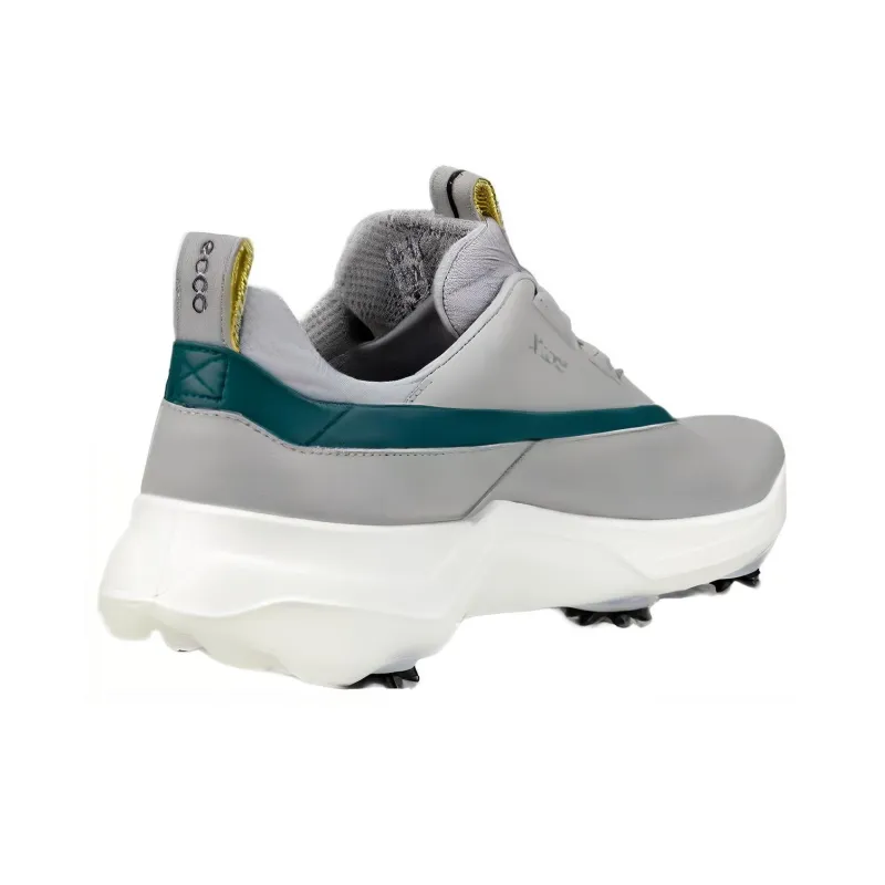 Ecco Waterproof Low Top Casual Shoes Men's Gray Green-2