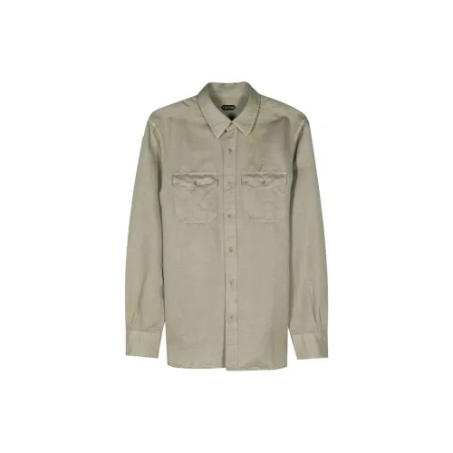 TOM FORD Long-sleeve Linen Blend Shirt