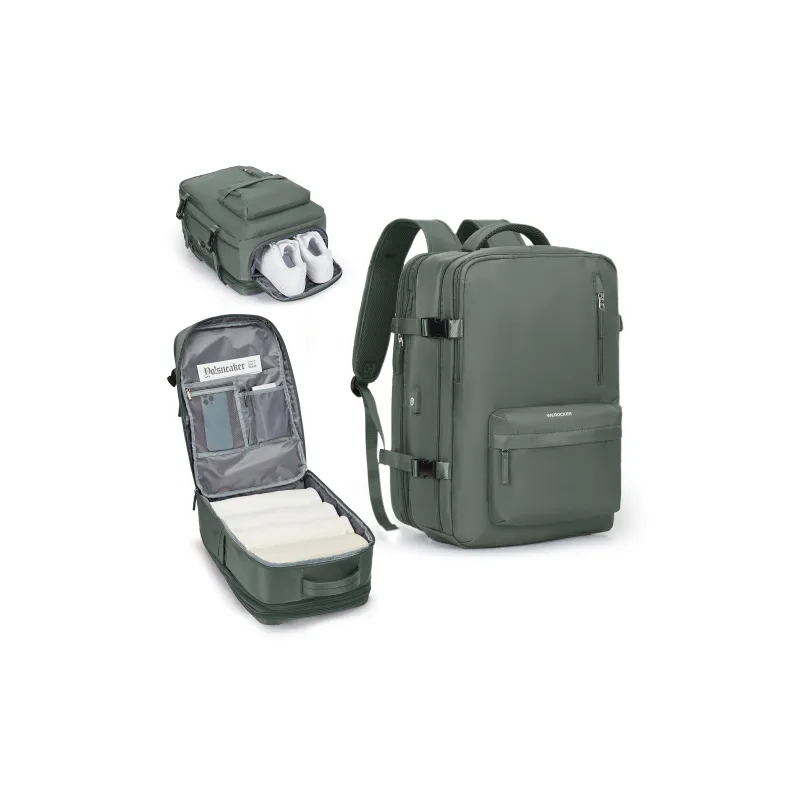 Werocker Fabric Travel Backpack Regular Unisex Multicolor-36